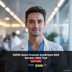 FGFR2 Gene Crouzon Syndrome NGS Genetic DNA Test - $500 USD | Comprehensive Genetic Testing USA