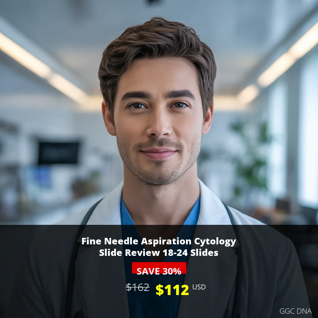 Fine Needle Aspiration Cytology Slide Review 18-24 Slides | $112 USD | Expert Cytology Analysis USA