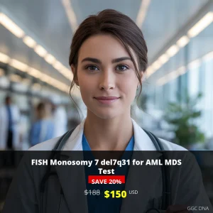 FISH Monosomy 7 del7q31 for AML MDS Test - $150 USD | Comprehensive Genetic Testing for Blood Cancers | USA