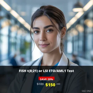 FISH t(8;21) or LSI ETO/AML1 Test - $150 USD Price in USA | Leukemia Genetic Testing
