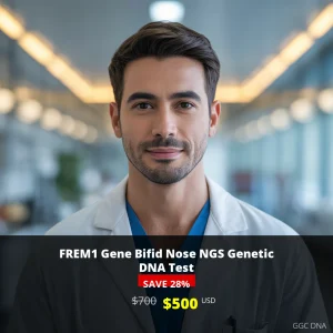 FREM1 Gene Bifid Nose NGS Genetic DNA Test USA - $500 USD | Comprehensive Genetic Testing for Nasal Abnormalities