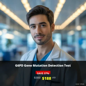 G6PD Gene Mutation Detection Test - $188 USD | Comprehensive Genetic Testing for G6PD Deficiency in USA
