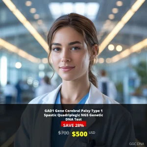GAD1 Gene Cerebral Palsy Type 1 Spastic Quadriplegic NGS Genetic DNA Test | $500 USA | Comprehensive Neurological Genetic Testing