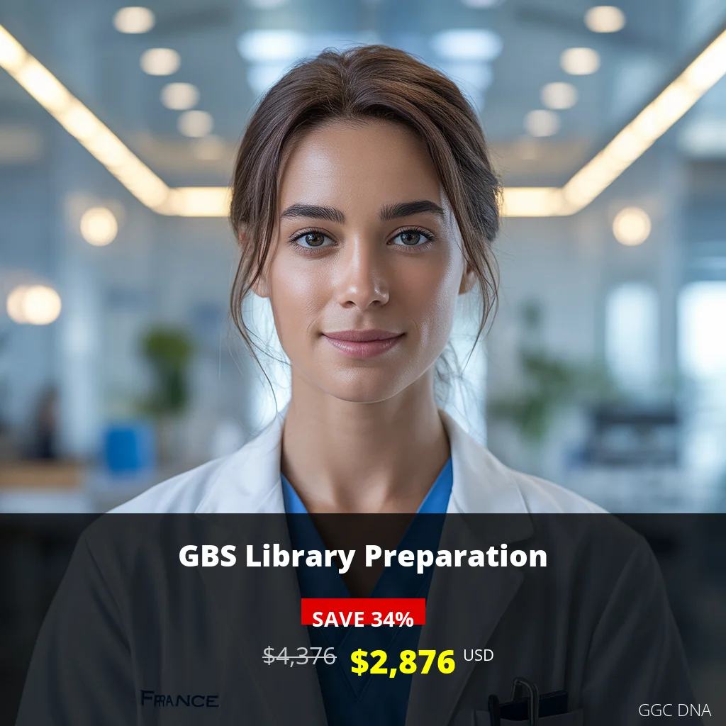 GBS Library Preparation DNA Test | $2876 USD | USA Genetic Sequencing | General Genetics Corporation