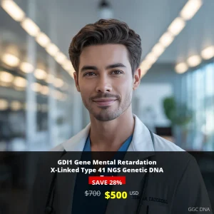 GDI1 Gene Mental Retardation X-Linked Type 41 NGS Genetic DNA Test - $500 USD | Comprehensive Neurological Genetic Testing in USA