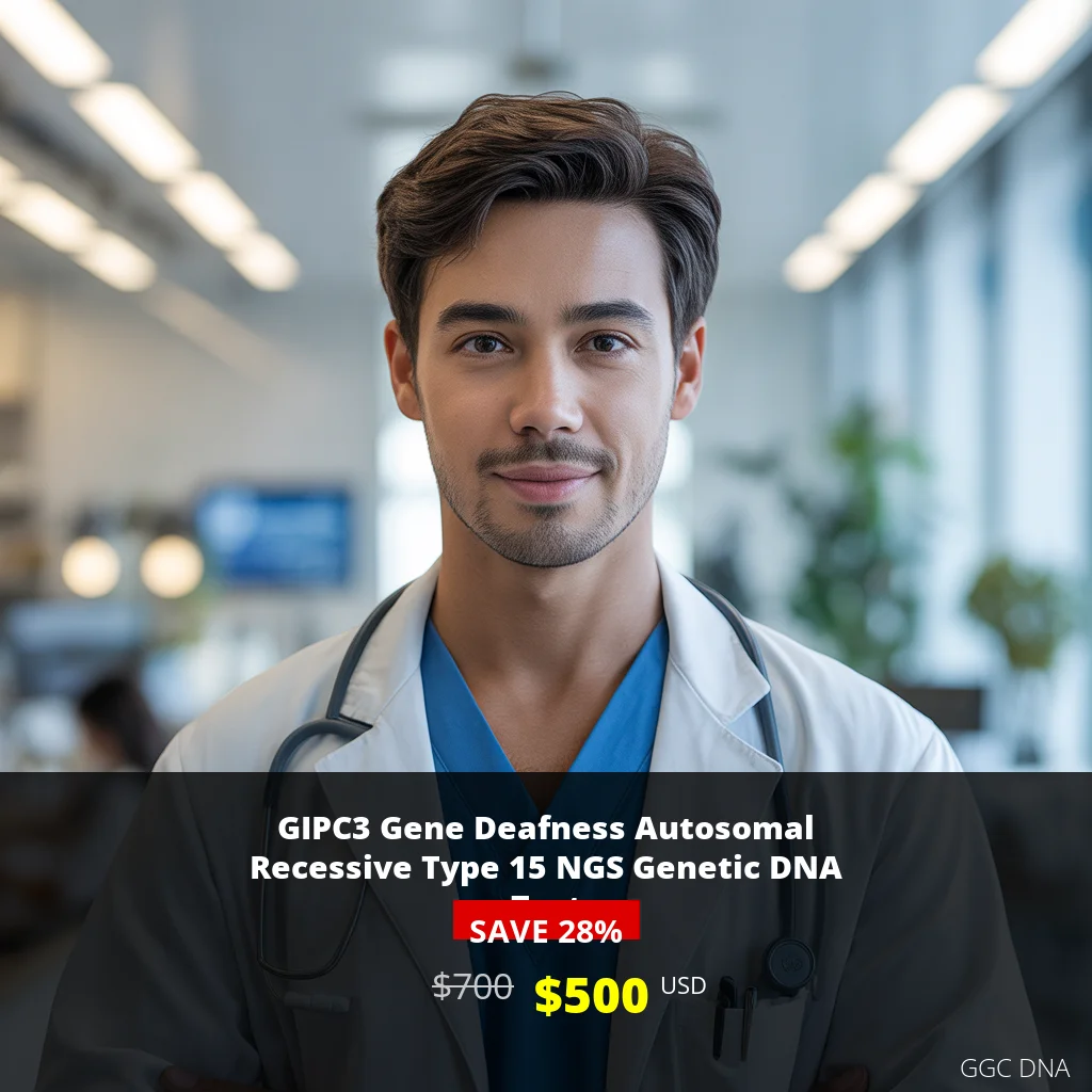 GIPC3 Gene Deafness Autosomal Recessive Type 15 NGS Genetic DNA Test - $500 USA | Comprehensive Hearing Loss Genetic Testing