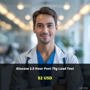 Glucose 2.5 Hour Post 75g Load Test USA - $2 Diabetes Screening | GGC DNA