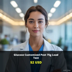 Glucose Customized Post 75g Load Test $2 USA | Diabetes Screening & Diagnosis | GGC DNA