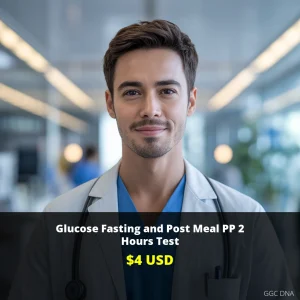 Glucose Fasting and Post Meal PP 2 Hours Test - $4 USA | Diabetes Screening & Diagnosis