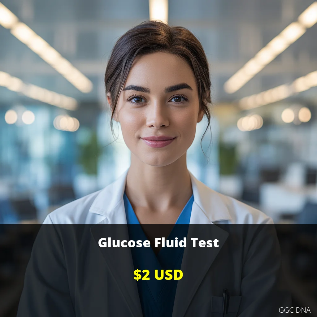 Glucose Fluid Test USA - $2 USD | Body Fluid Glucose Analysis | GGC DNA Diagnostics