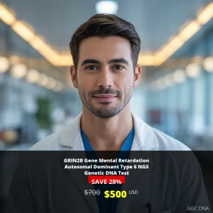 GRIN2B Gene Mental Retardation Test | $500 USD | NGS DNA Testing USA | Neurological Genetic Testing