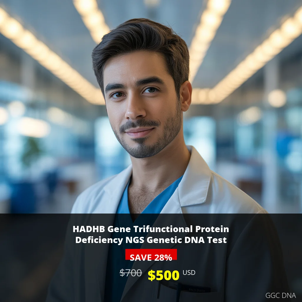 HADHB Gene Trifunctional Protein Deficiency NGS Genetic DNA Test - $500 USA | Comprehensive Genetic Testing for Metabolic Disorders