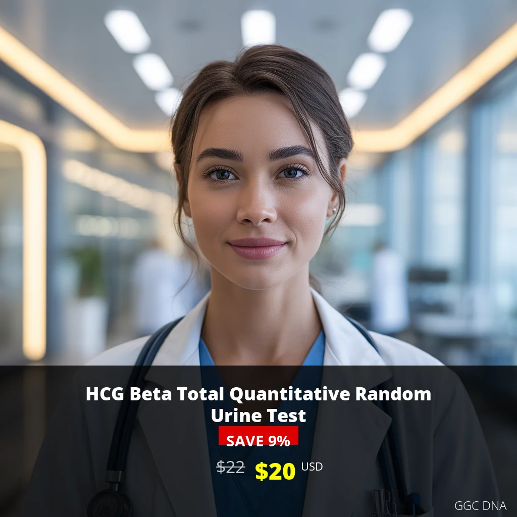HCG Beta Total Quantitative Random Urine Test USA - $20 USD | Pregnancy Confirmation & Monitoring