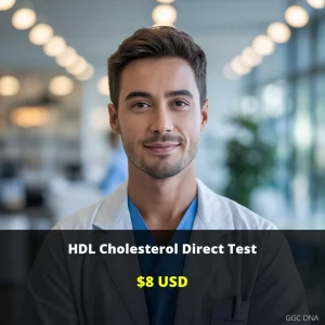 HDL Cholesterol Direct Test USA - $8 | Heart Health Screening & Cardiovascular Risk Assessment