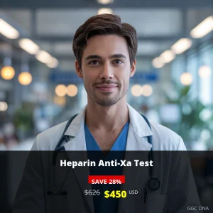 Heparin Anti-Xa Test USA - $450 USD | Therapeutic Drug Monitoring for Blood Thinners | GGC DNA