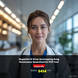 Hepatitis B Virus Genotyping Drug Resistance Quantitative PCR Test - $454 USD | Comprehensive HBV Analysis in USA