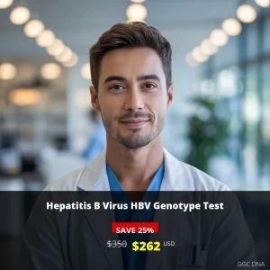 Hepatitis B Virus HBV Genotype Test - $262 USD | Comprehensive HBV Analysis | GGC DNA USA