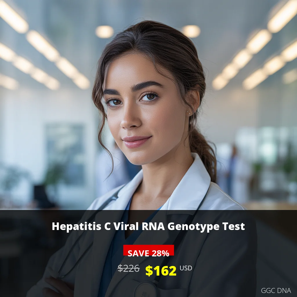 Hepatitis C Viral RNA Genotype Test USA - $162 USD | HCV Genotyping & Treatment Guidance