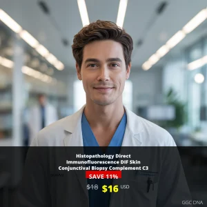 Histopathology Direct Immunofluorescence DIF Skin Conjunctival Biopsy Complement C3 Test - $16 USD | USA Diagnostic Testing