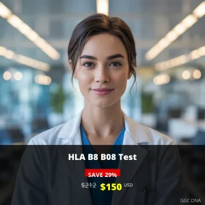 HLA B8 B08 Test USA | $150 USD | Genetic Testing for Autoimmune Diseases & Celiac Disease