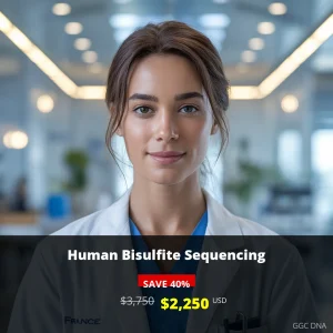 Human Bisulfite Sequencing Test USA - DNA Methylation Analysis $2250 USD | GGC DNA