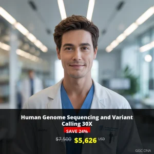 Human Genome Sequencing and Variant Calling 30X Test - $5