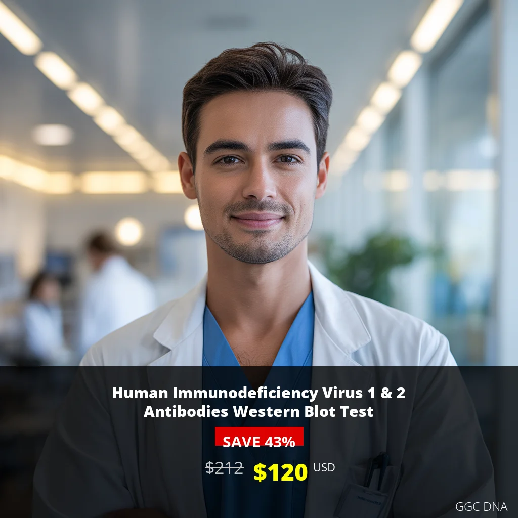 HIV 1 & 2 Antibodies Western Blot Test USA - $120 Discount Price | Confirmatory HIV Testing Across USA