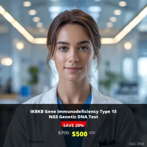 IKBKB Gene Immunodeficiency Type 15 NGS Genetic DNA Test - $500 USA | Comprehensive Genetic Testing for Immune Disorders
