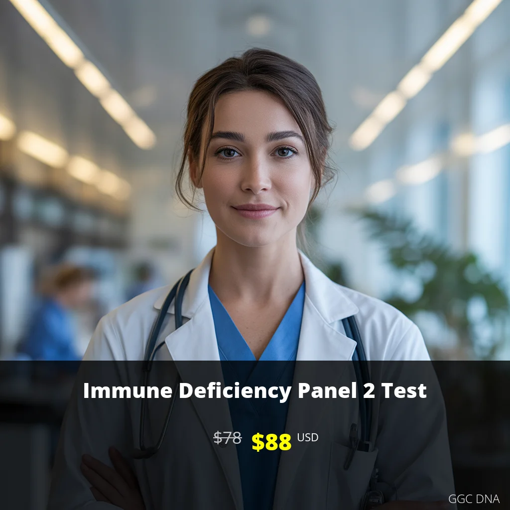 Immune Deficiency Panel 2 Test - $88 USD | Comprehensive Immune System Analysis | USA