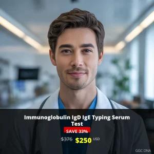 Immunoglobulin IgD IgE Typing Serum Test USA | $250 USD | Comprehensive Allergy & Immune Testing