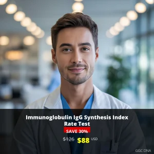Immunoglobulin IgG Synthesis Index Rate Test - $88 USD | Comprehensive Neurological Testing in USA | GGC DNA