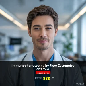 Immunophenotyping by Flow Cytometry CD2 Test - $88 USD Price in USA | Same Day Results Available