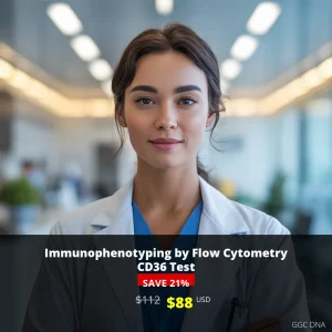 CD36 Immunophenotyping Flow Cytometry Test - $88 USD | Same Day Results | Available Across USA