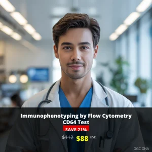 CD64 Flow Cytometry Test USA | Immunophenotyping Analysis $88 | Same Day Results