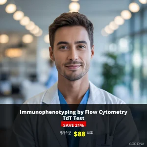Immunophenotyping by Flow Cytometry TdT Test - $88 USD | USA | Same Day Results | Cancer Diagnosis