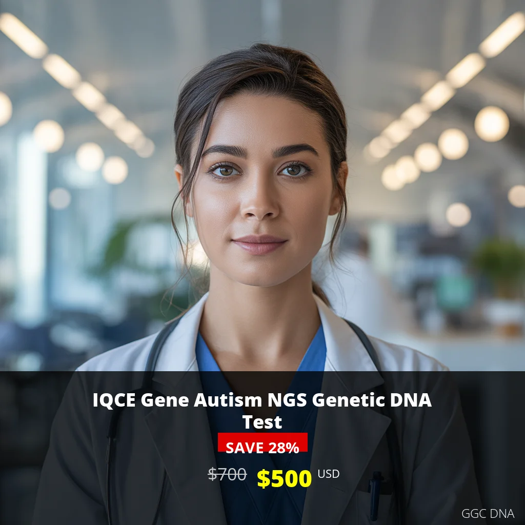 IQCE Gene Autism NGS Genetic DNA Test USA $500 | Comprehensive Autism Genetic Testing