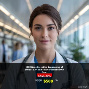 JAK2 Gene NGS DNA Test USA | $500 USD | Comprehensive Genetic Testing for Blood Disorders & Cancer Risk