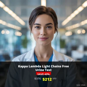 Kappa Lambda Light Chains Free Urine Test USA | $212 USD | Same Day Results | Cancer Detection