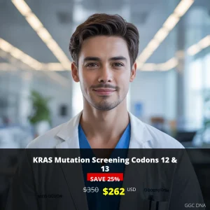 KRAS Mutation Screening Codons 12 & 13 Test - $262 USD | Comprehensive Cancer Genetic Testing in USA