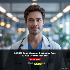LARGE1 Gene Muscular Dystrophy Type 1D NGS Genetic DNA Test - $500 USA | Comprehensive Neurological Genetic Testing