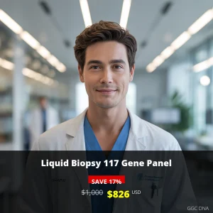 Liquid Biopsy 117 Gene Panel Test USA - $826 USD | Comprehensive Cancer Genetic Testing
