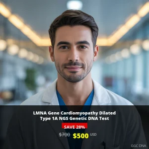 LMNA Gene Cardiomyopathy Dilated Type 1A NGS Genetic DNA Test - $500 USA | Comprehensive Cardiac Genetic Testing