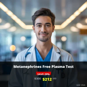 Metanephrines Free Plasma Test USA - $212 USD | Pheochromocytoma Diagnosis & Hypertension Screening