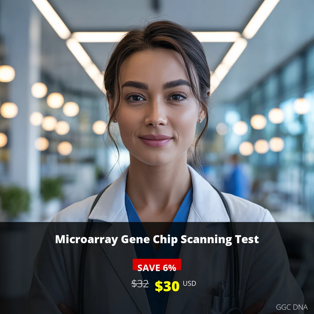 Microarray Gene Chip Scanning Test - $30 USD | Advanced Genetic Analysis | USA