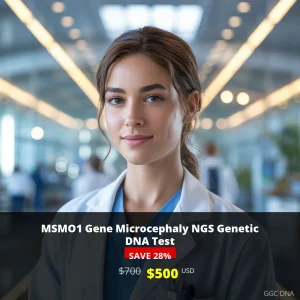 MSMO1 Gene Microcephaly NGS Genetic DNA Test - $500 USD | Comprehensive Genetic Testing for Microcephaly in USA