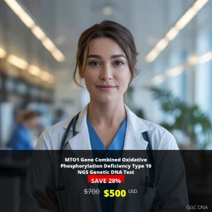 MTO1 Gene Combined Oxidative Phosphorylation Deficiency Type 10 NGS Genetic DNA Test - $500 USD | Comprehensive Genetic Testing USA