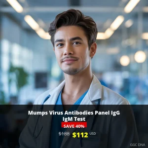Mumps Virus Antibodies Panel IgG IgM Test - $112 USD | USA | Same Day Results | GGC DNA