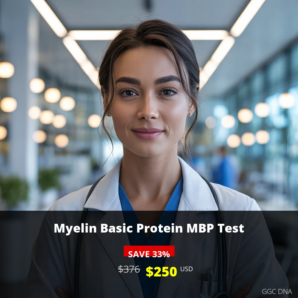 Myelin Basic Protein MBP Test USA - $250 USD | Neurological Disorder Screening | GGC DNA