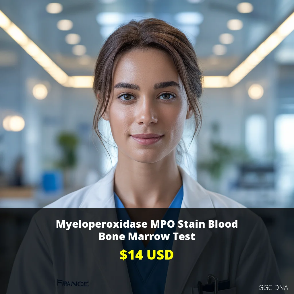 Myeloperoxidase MPO Stain Blood Bone Marrow Test $14 USA | Leukemia Diagnosis & Hematology Testing