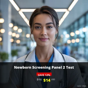 Newborn Screening Panel 2 Test - $14 USD | Comprehensive Genetic Testing for Newborns in USA